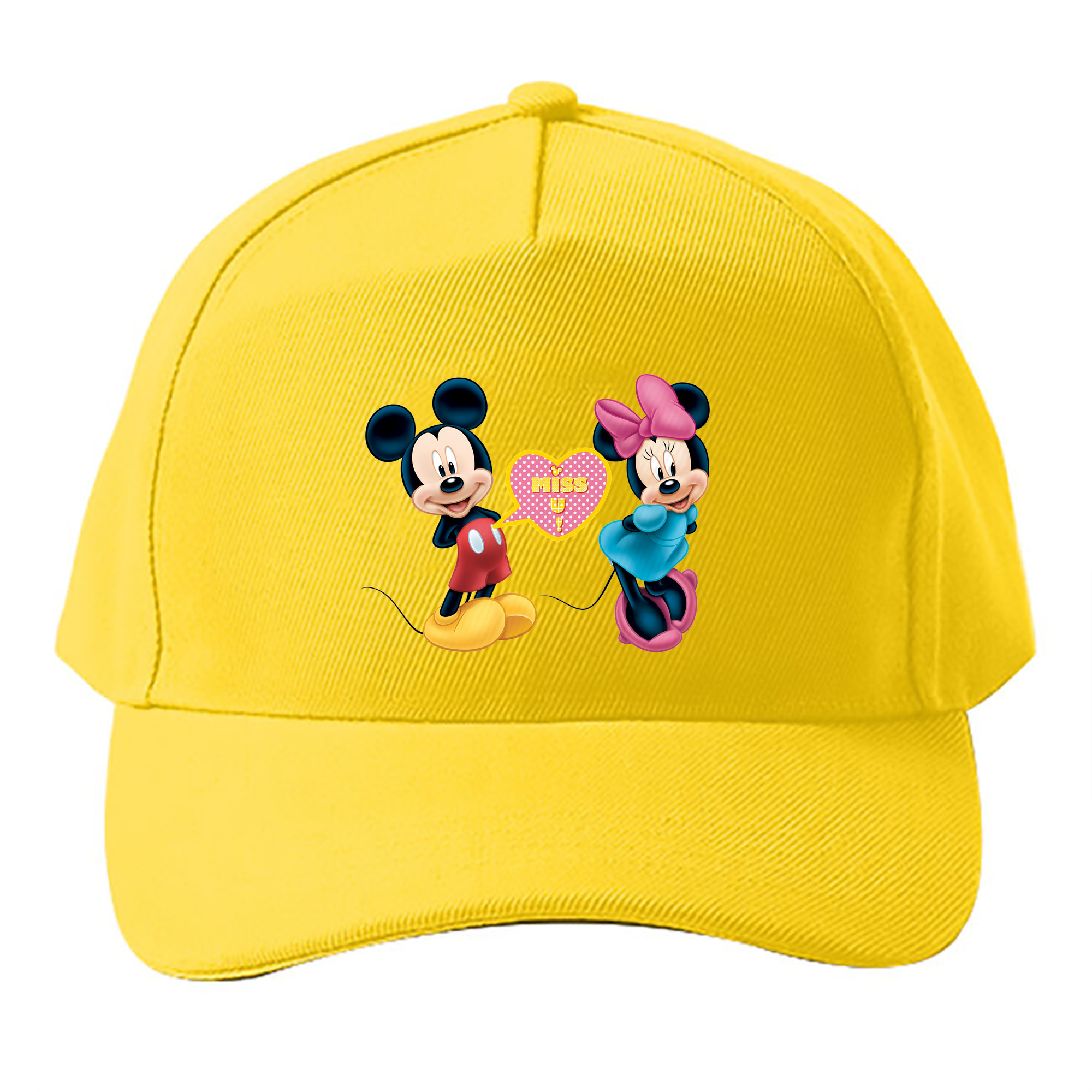 （画像用） ミッキーマウス Mickey Mouse ベースボールキャップ 綿100％ 男女兼用 帽子 スポーツ